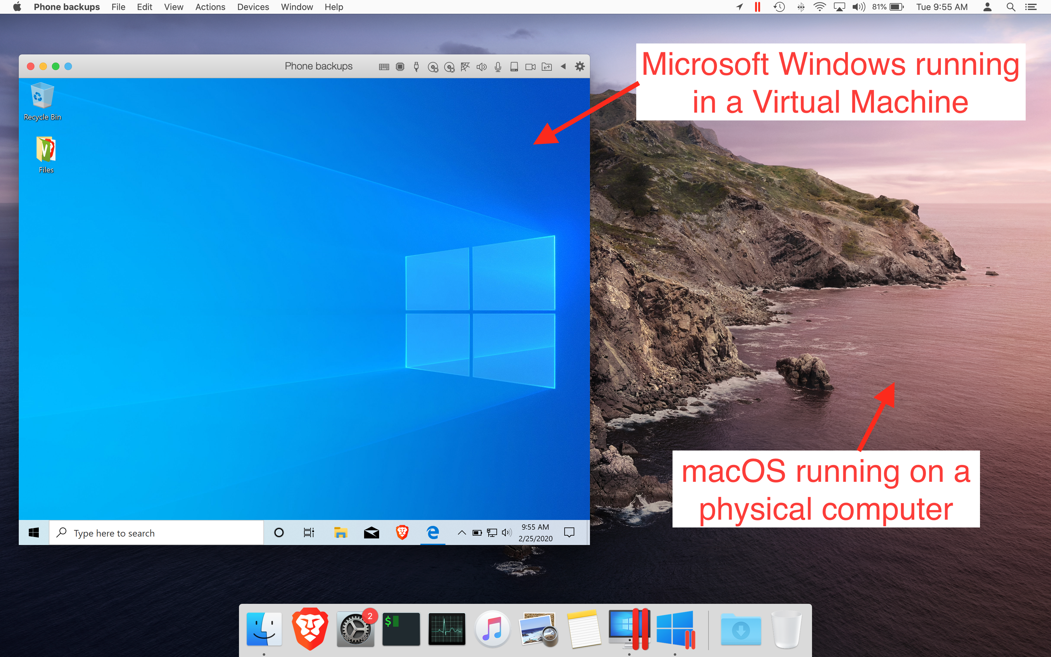 running an emulator through a virtual machine on mac